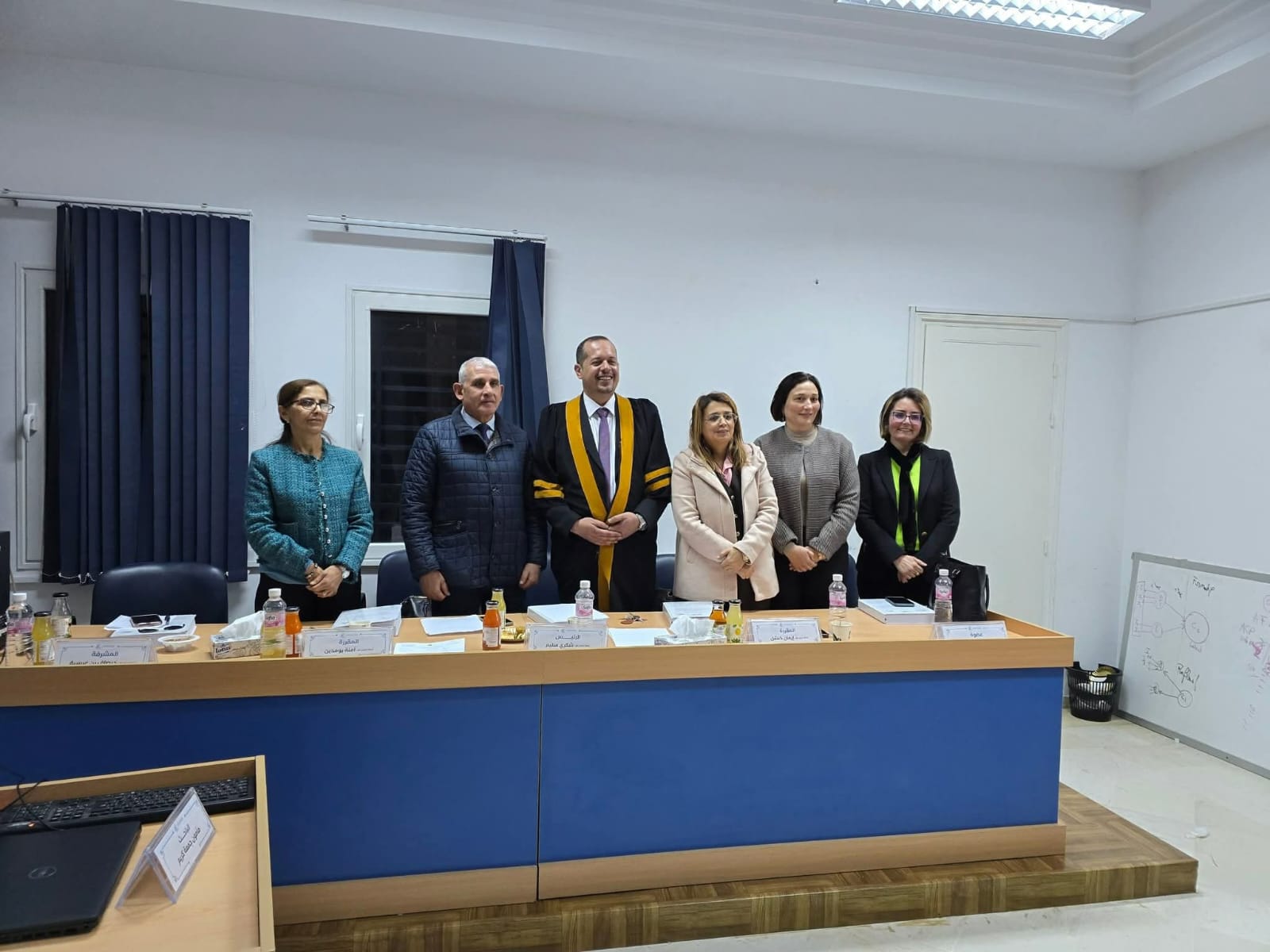 تهنئة آل الرفوع الكرام للنسيب الدكتور مأمون جمعة كريم 