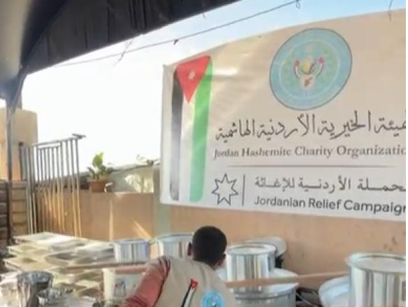 الحملة الأردنية والخيرية الهاشمية تواصلان دعم النازحين في غزة بالوجبات الغذائية