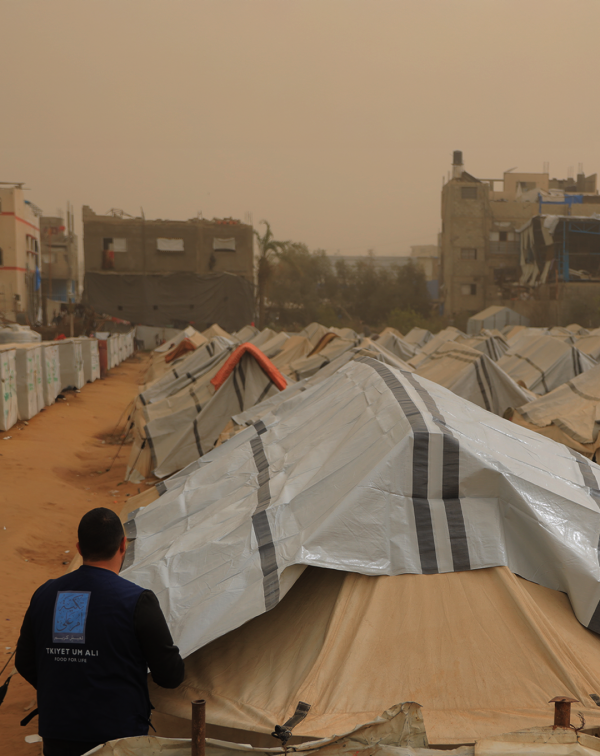 تكية ام علي تنفذ استجابة انسانية شاملة في غزة بقيمة 950 الف دينار