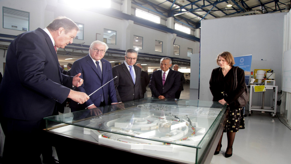 الرئيس الألماني يزور مركز سيسامي لتعزيز البحث العلمي والتعاون الدولي