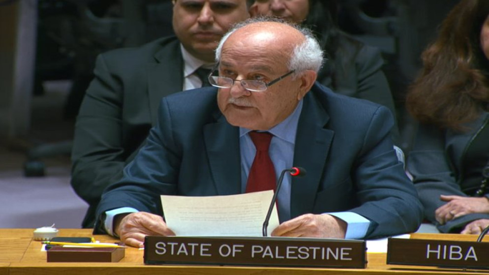 منصور: فلسطين للشعب الفلسطيني ولا يمكن المزايدة عليها أو بيعها