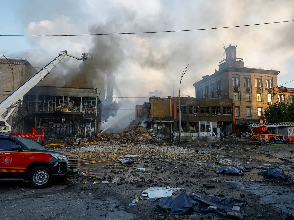 أربعة قتلى على الأقل في هجوم روسي على منطقة كييف