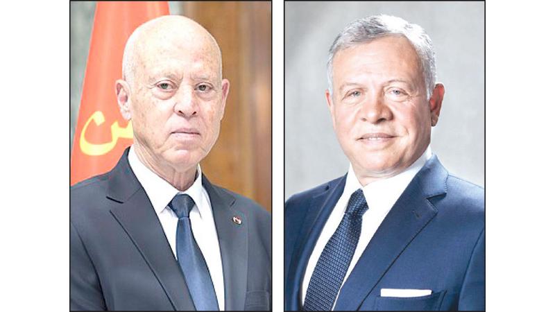 الملك يهنئ الرئيس التونسي بعيد استقلال بلاده