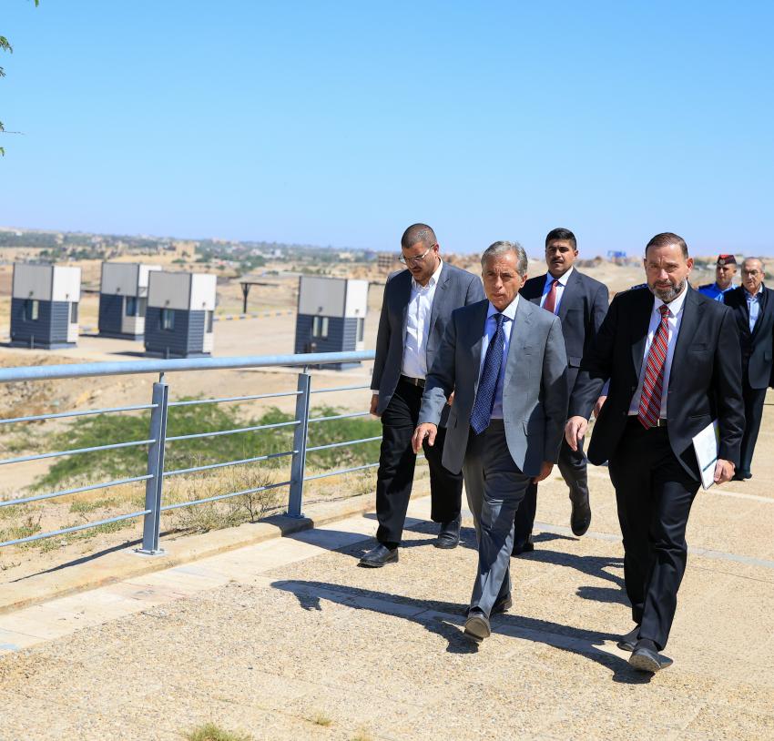 حسّان يتفقد مشاريع البحر الميت ويوجه بتسريع تطويرها تمهيداً لافتتاحها في عيد الاستقلال