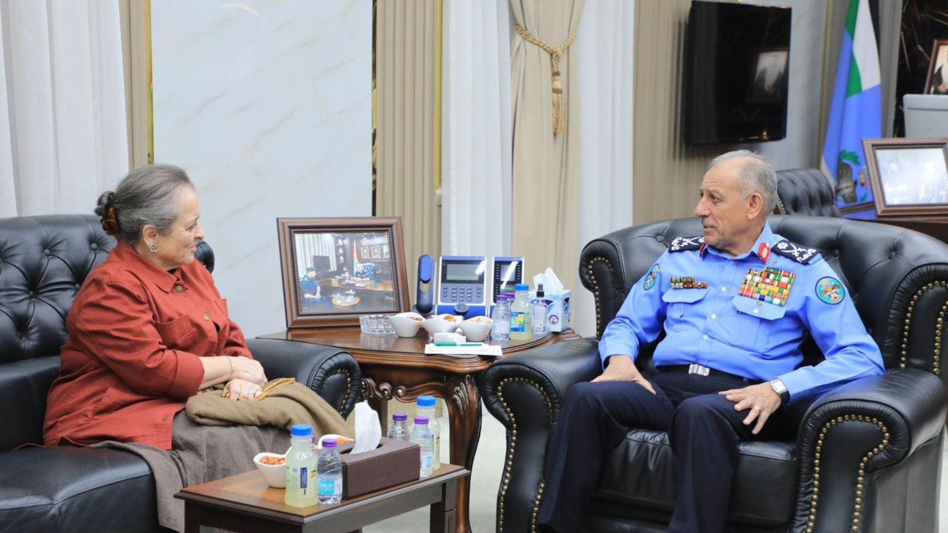 الأميرة عالية خلال لقائها مدير الأمن العام: حماية البيئة والحياة البرية مسؤولية وطنية