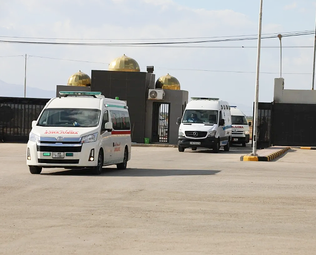 القوات المسلحة الاردنية تجلي الدفعة الـ27 من أطفال غزة المرضى للعلاج