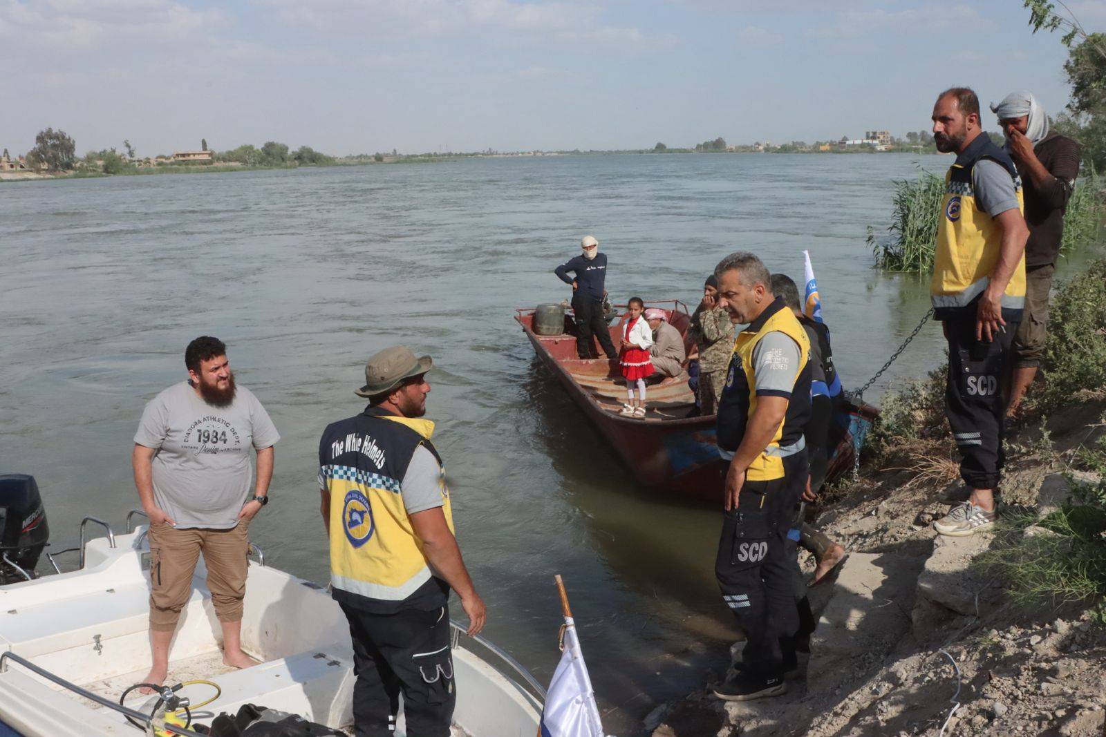انحسار ملحوظ لمنسوب المياه في بعض مناطق دير الزور