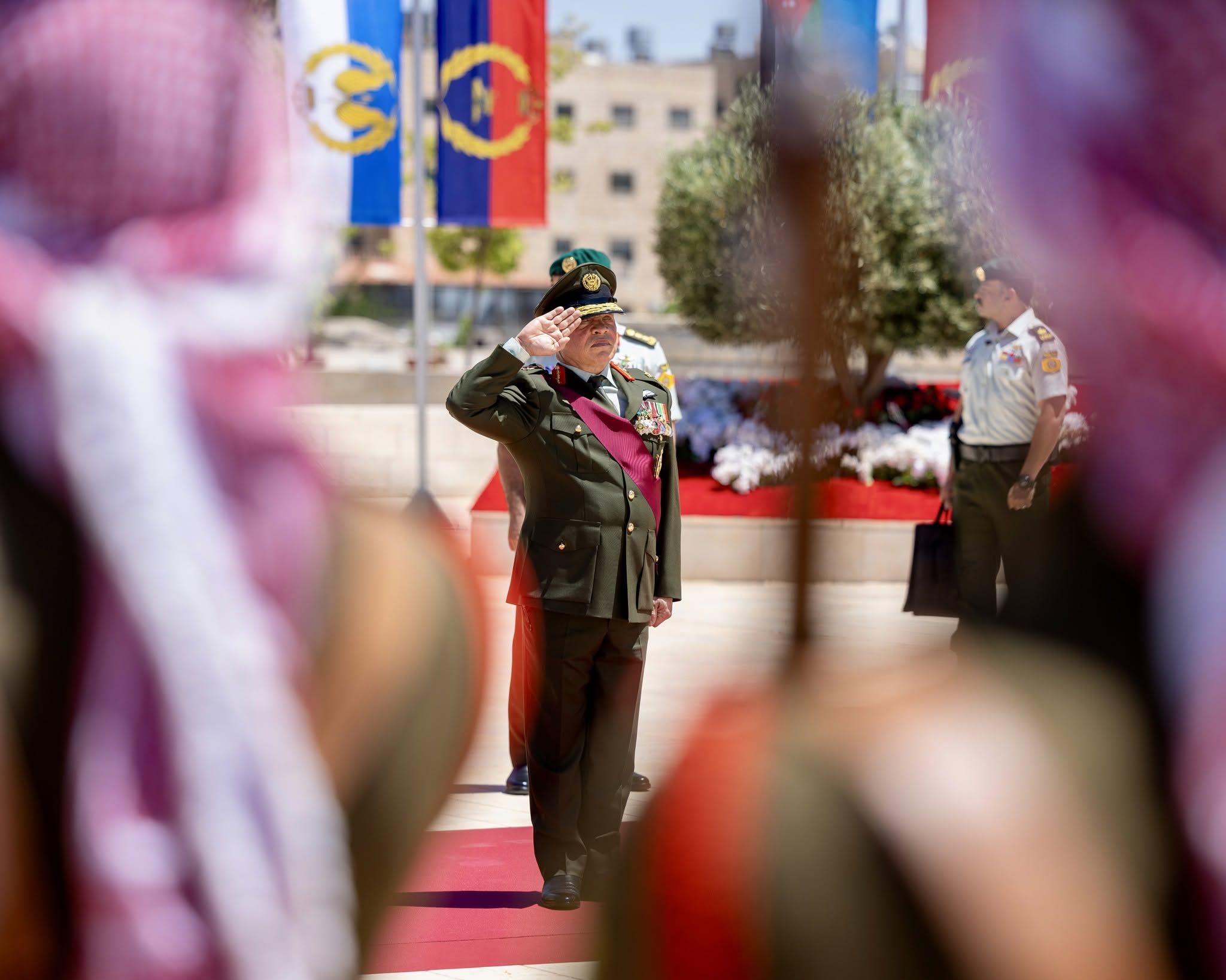 الملك يرعى احتفال الجيش العربي بالمناسبات الوطنية في صرح الشهيد