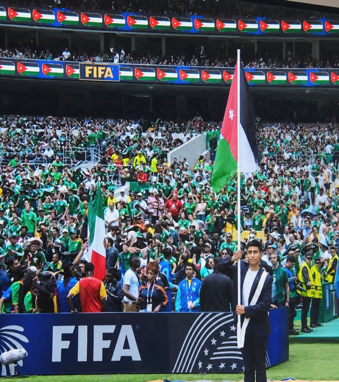 علم الأردن يرفرف في افتتاح بطولة كأس العالم 2026