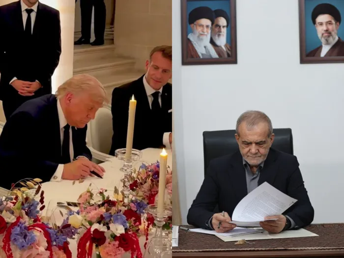الرئيسان الأميركي والإيراني وقّعا عن بُعد مذكرة تفاهم لإنهاء الحرب
