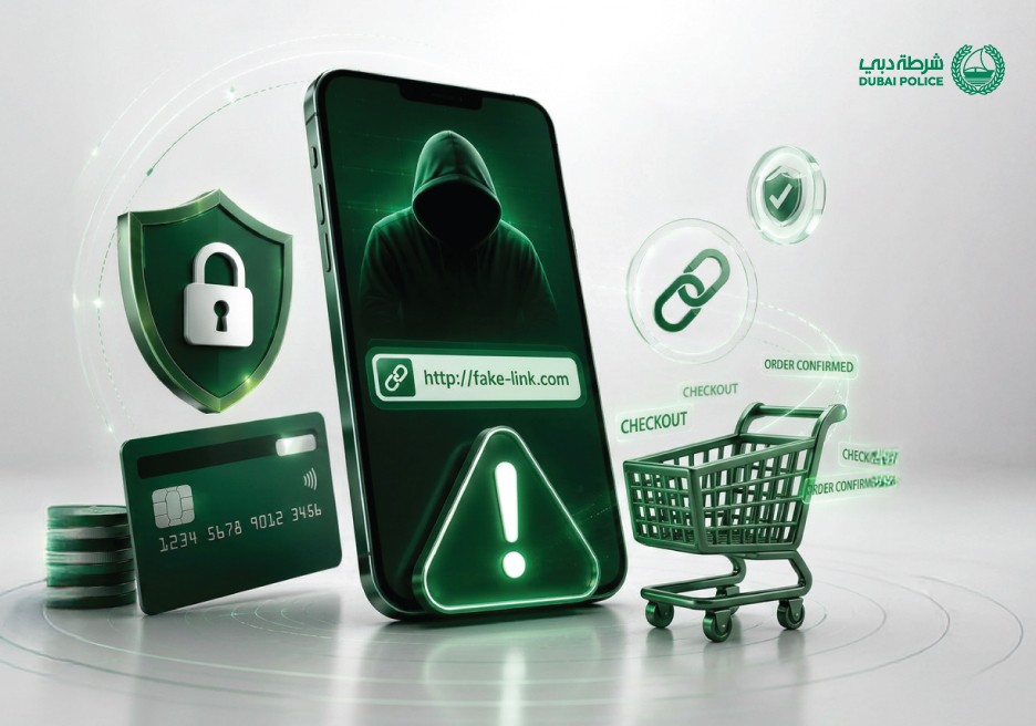 شرطة دبي تحذّر من روابط احتيالية تدّعي صفة حماية المستهلك