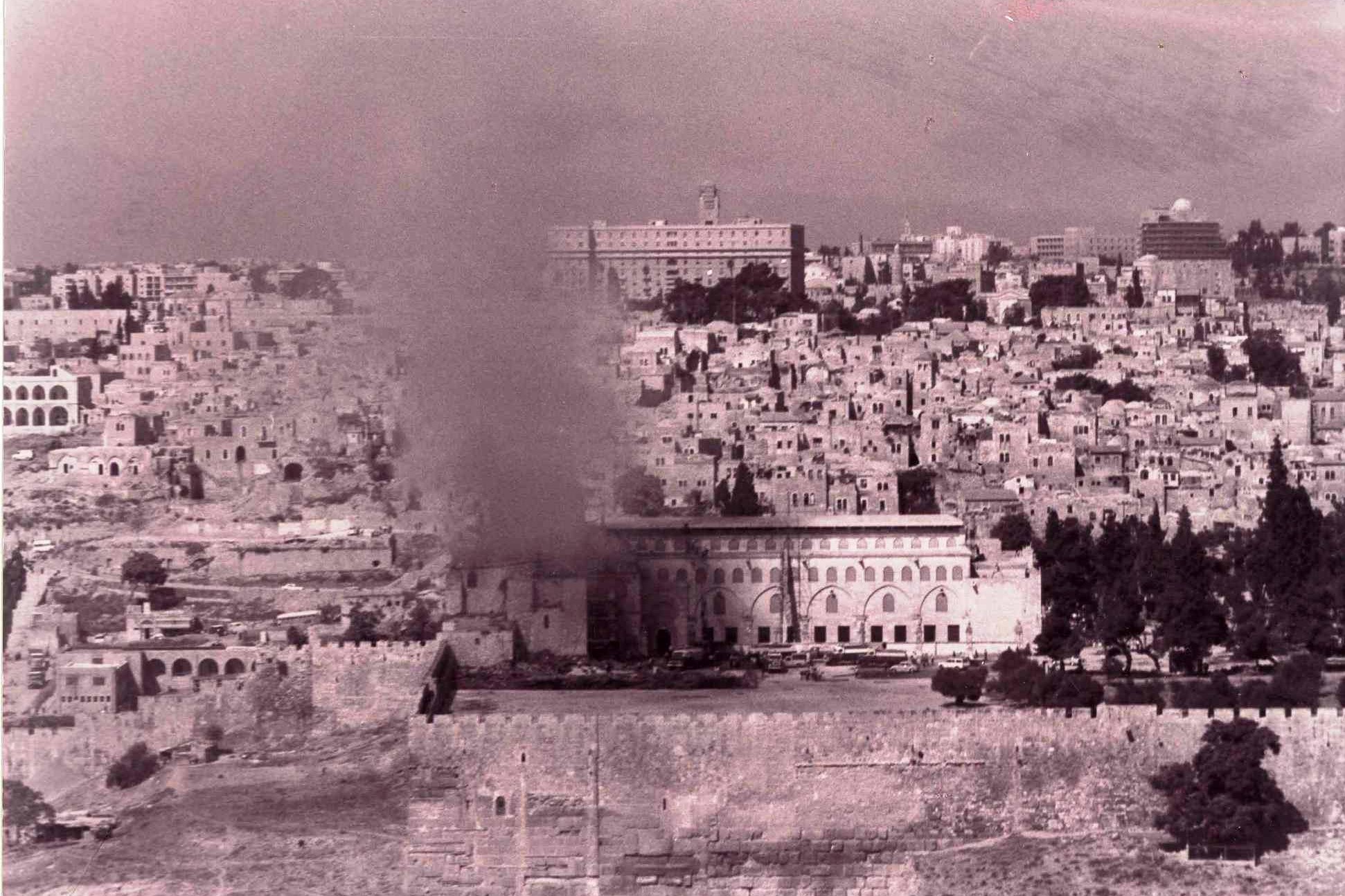 جريمة لا تزال حاضرة في ذاكرة القدس.. 57 عاماً على حريق الأقصى