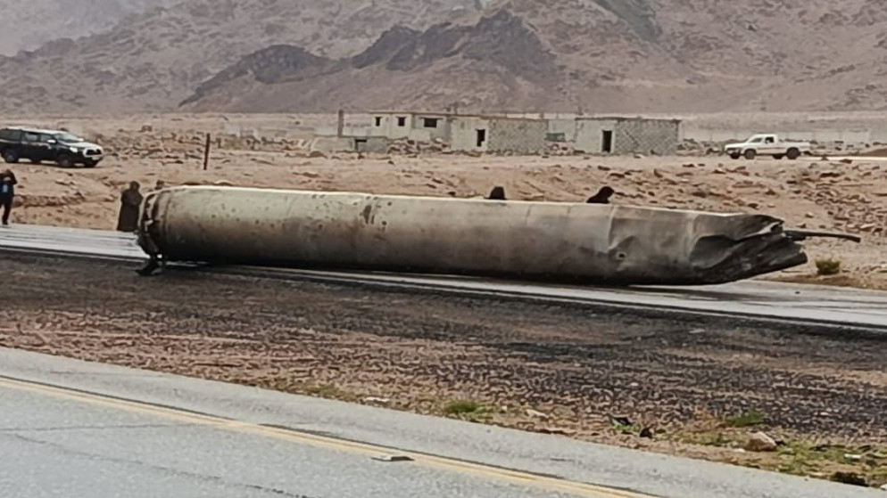 الجيش الأردني: سقوط 3 صواريخ باليستية في مناطق نائية بالأردن
