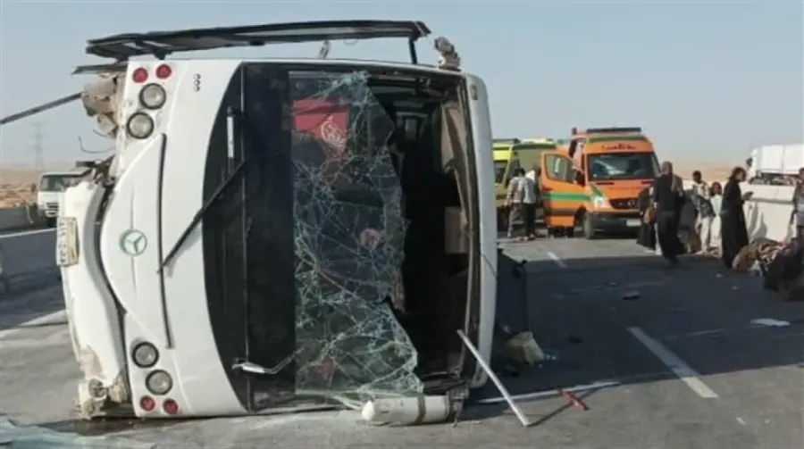 وفاة 10 أردنيين بحادث انقلاب حافلة في جنوب سيناء المصرية
