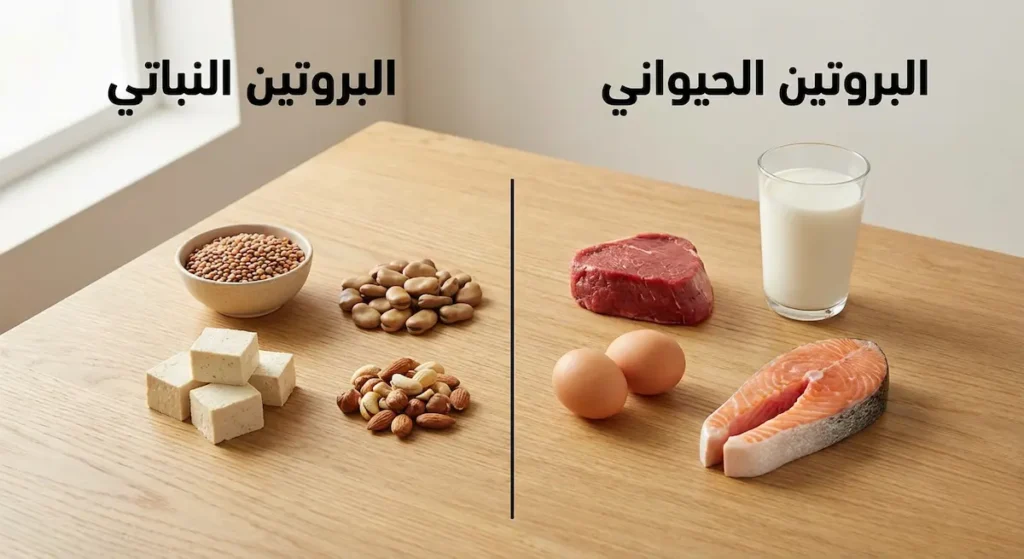 البروتين النباتي أم الحيواني؟ أيهما أفضل للتحكم في الوزن