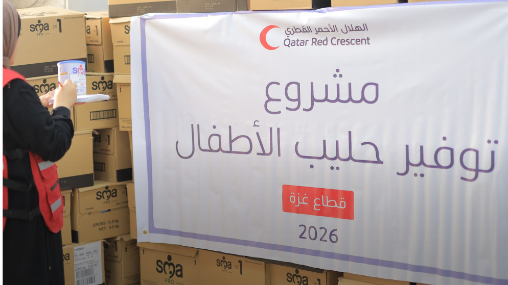 الأردن وقطر يوزعان 9597 سلة غذائية على النازحين في غزة
