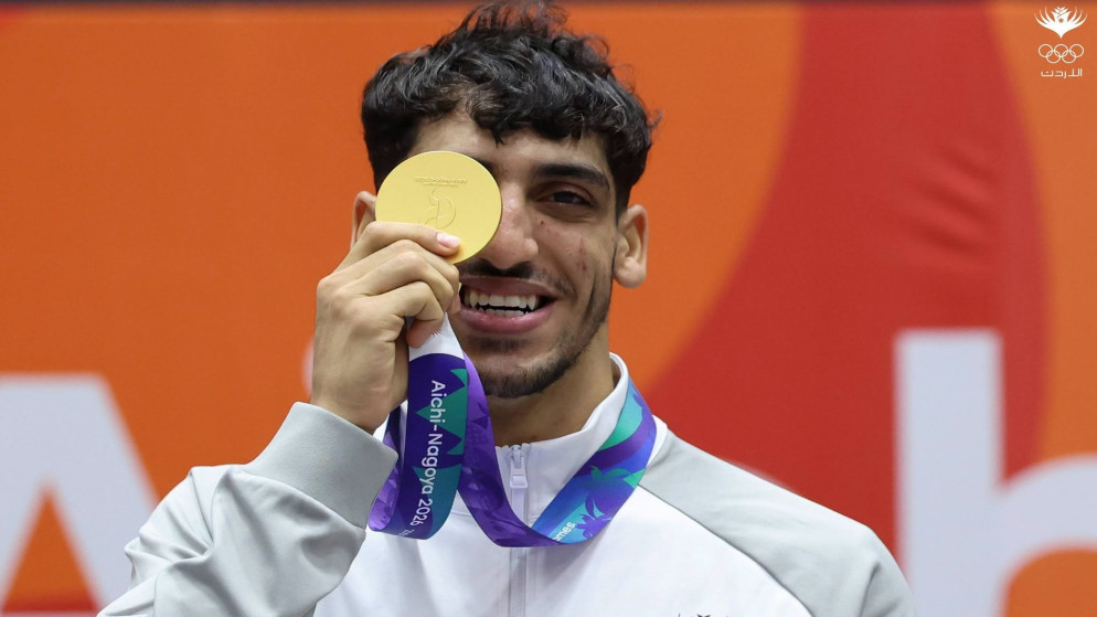 محمد الجعفري يهدي الأردن أول ذهبية في آسياد ناغويا 2026