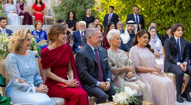 عقد قران الأميرة سارة بنت فيصل بن الحسين على علي الصواف