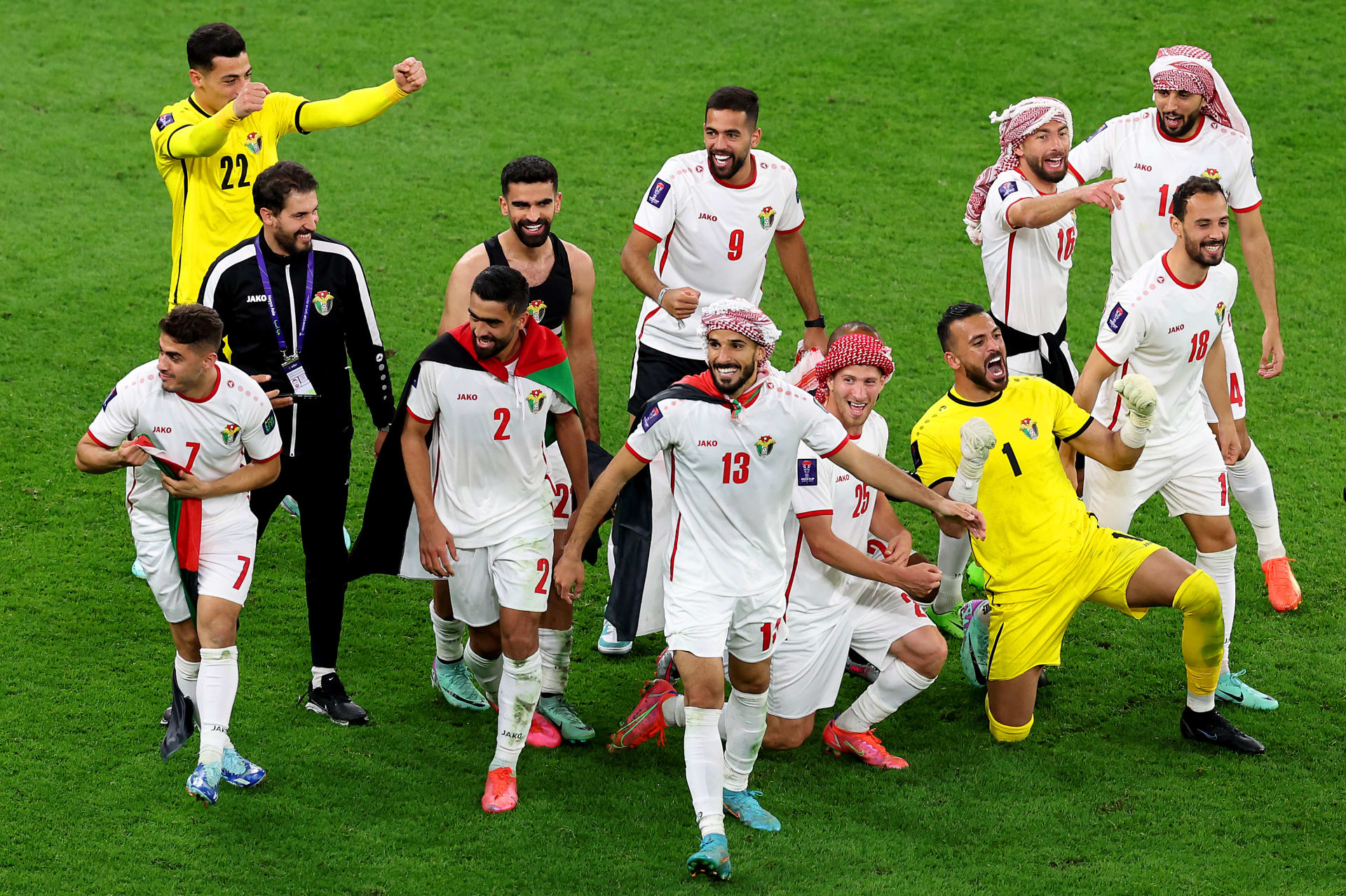 المنتخب الوطني الأردني يتقدم إلى المركز 72 عالمياً في تصنيف الفيفا