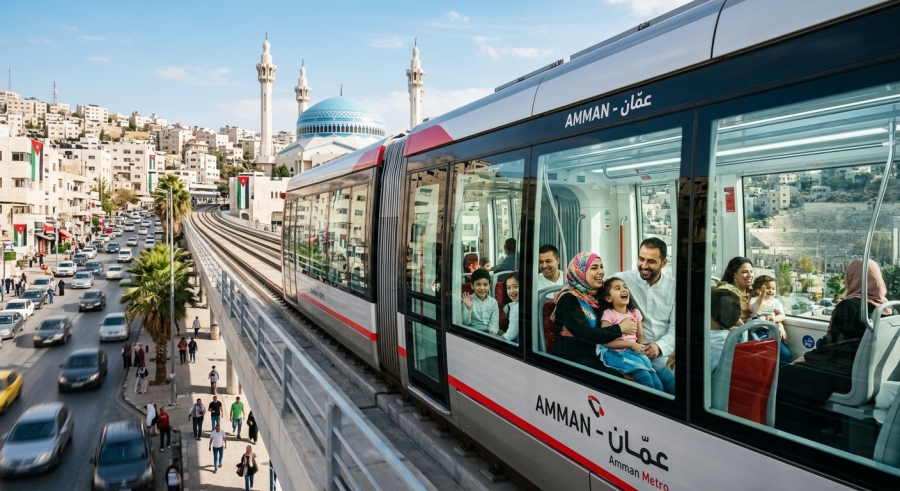 النقل البري: مشروع للقطار الخفيف نحو المطار وتوسع مرتقب للباص السريع ليشمل الرصيفة وسحاب