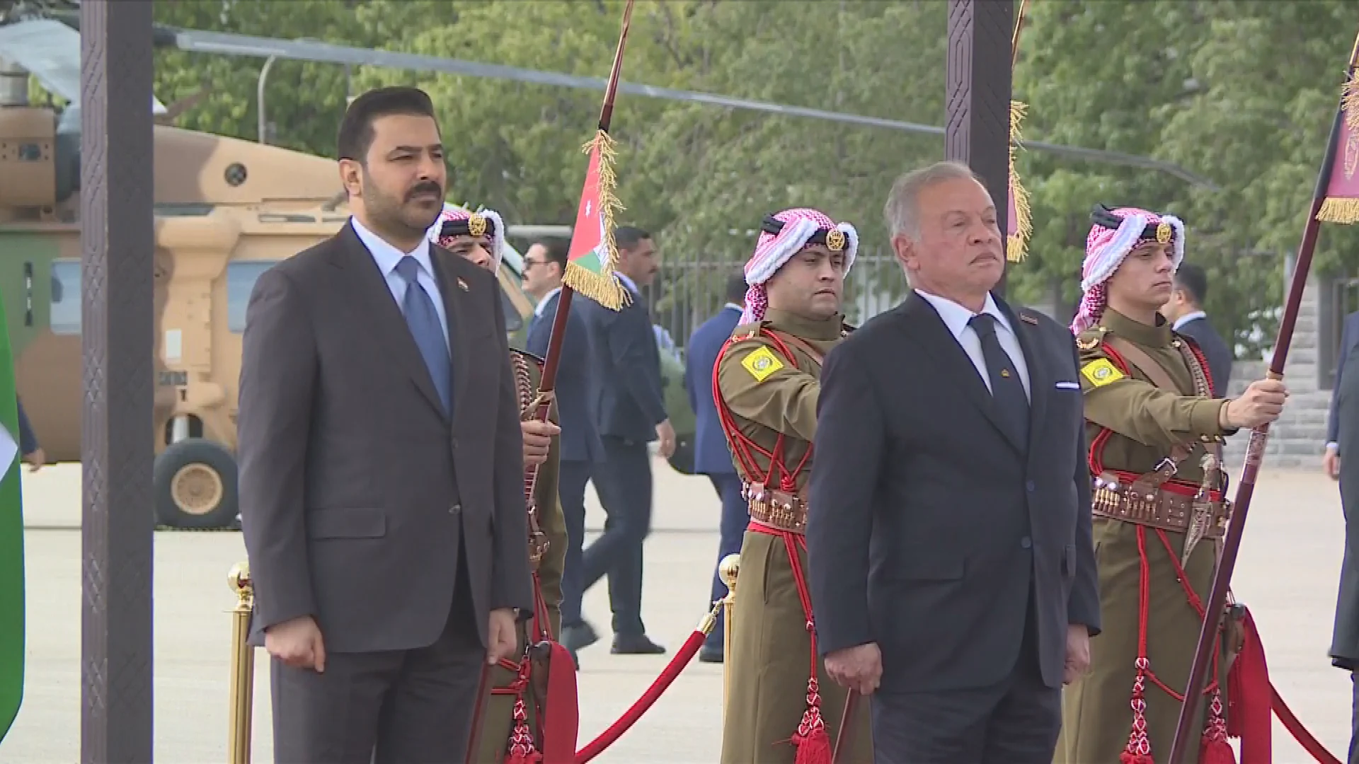 الملك عبدالله الثاني يستقبل رئيس الوزراء العراقي في عمان في زيارة رسمية لتعزيز العلاقات الثنائية
