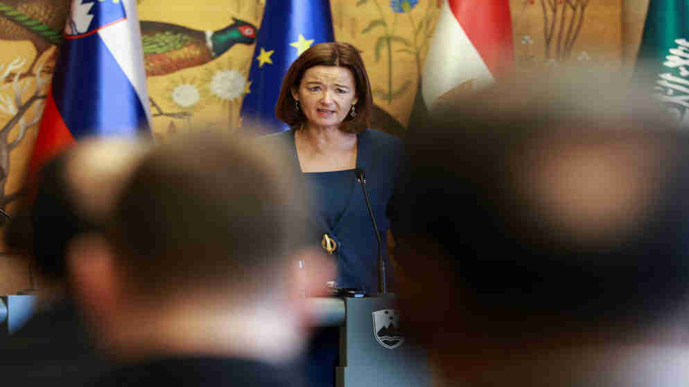 وزيرة الخارجية السلوفينية تشيد بجهود مجموعة الاتصال العربية في دعم حقوق الفلسطينيين