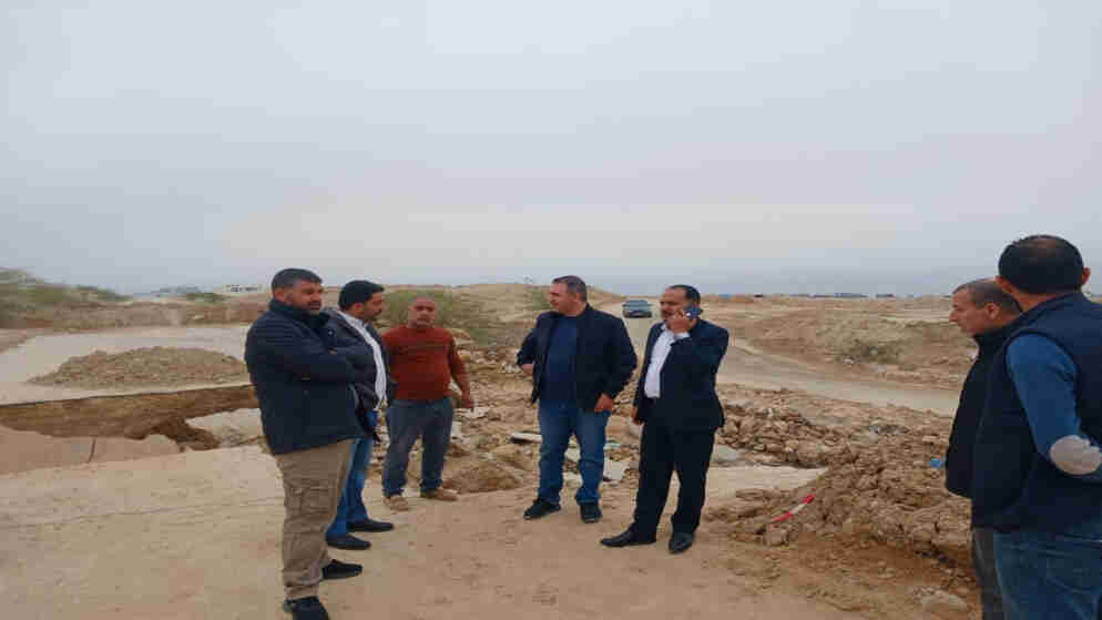 سلطة وادي الاردن تبدأ صيانة مؤقتة لطريق دافوس – الشونة الجنوبية