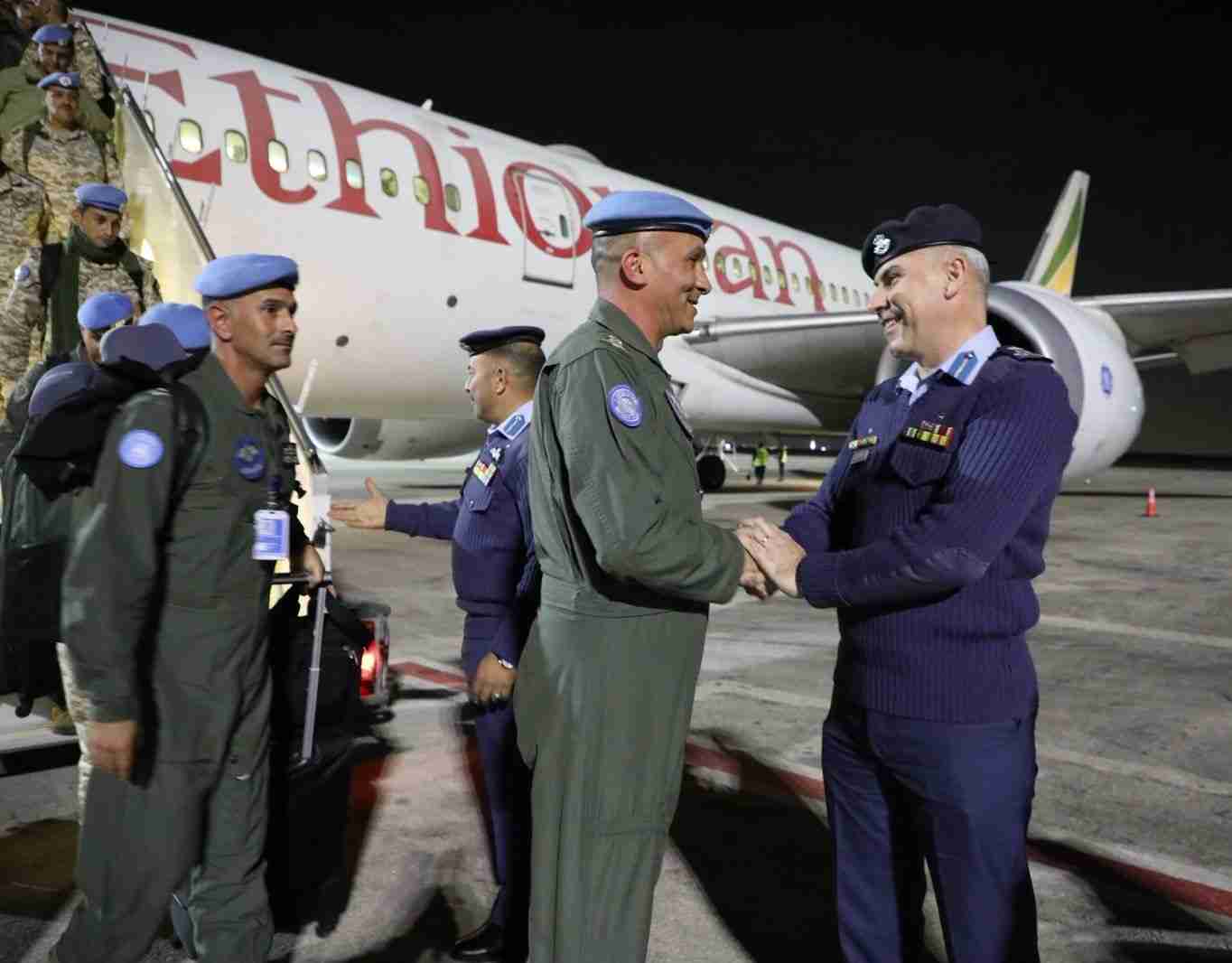 وحدة الطائرات العامودية الاردنية الكونغو 2 تتوجه لتنفيذ مهام حفظ السلام