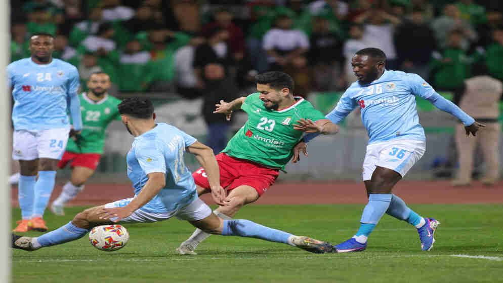 الوحدات يهزم الفيصلي بهدفين ويتقدم في ترتيب الدوري الأردني