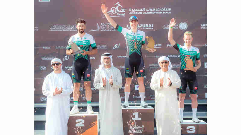 شرطة دبي تتصدر سباق عرقوب السديرة ضمن بطولة السلم للدراجات