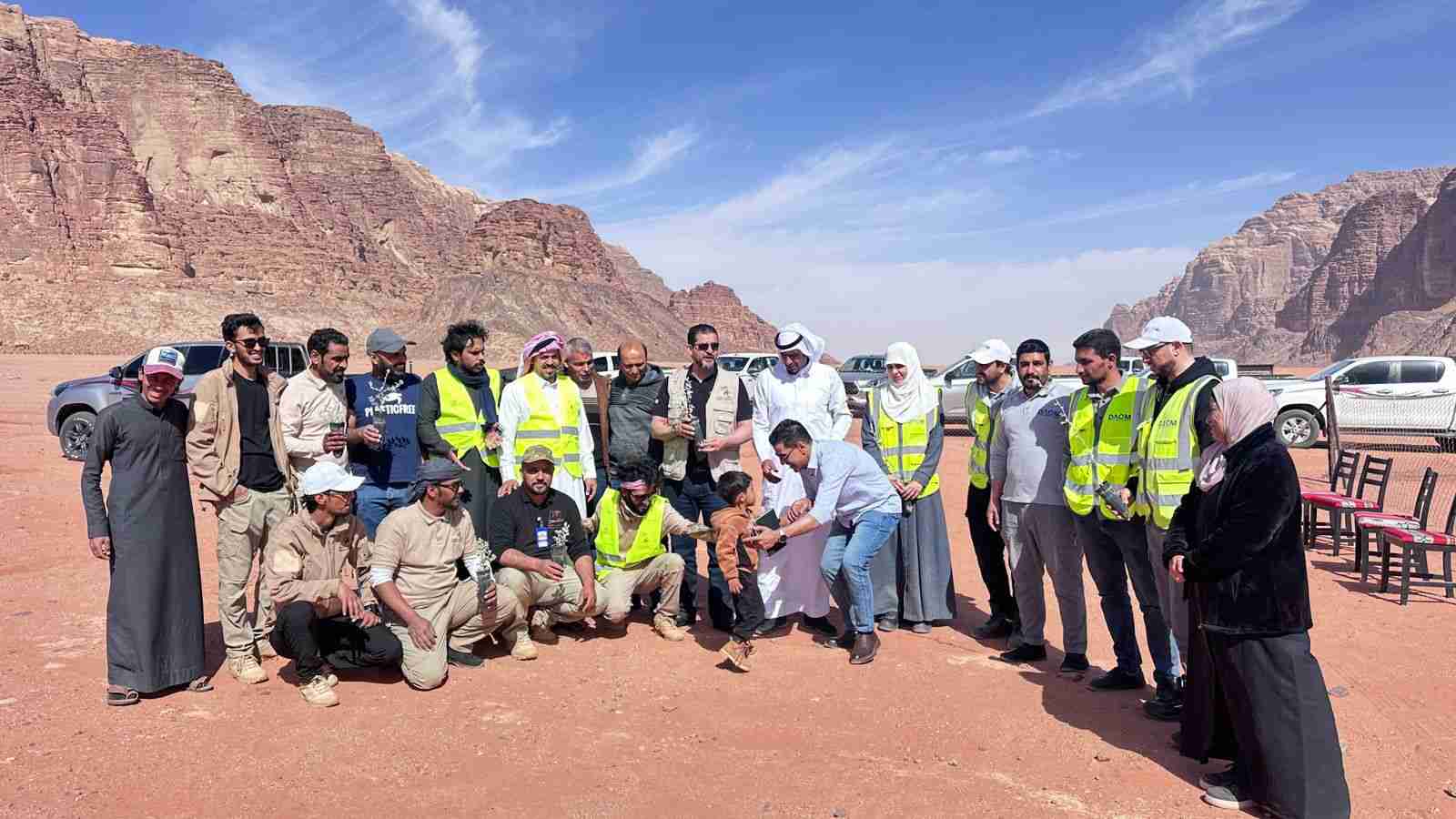 مبادرة بيئية مجتمعية لزراعة 1000 شتلة في محمية وادي رم