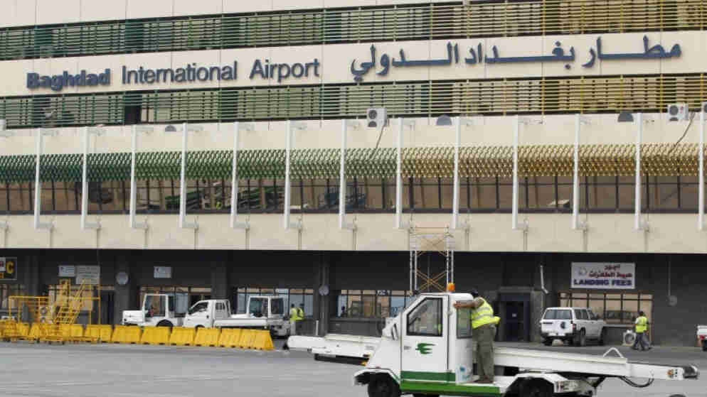 هجوم بمسيرات على قاعدة عسكرية في مطار بغداد الدولي