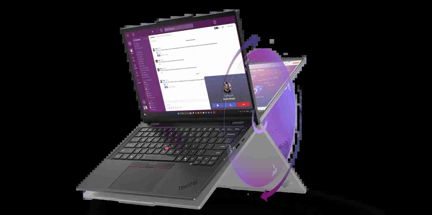 مفهوم حاسوب محمول قابل لإعادة التشكيل وفق بيئة العمل من «لينوفو»