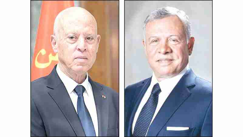 الملك يهنئ الرئيس التونسي بعيد استقلال بلاده