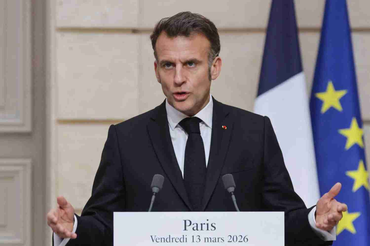 ماكرون يدعو إلى بذل كل ما هو ممكن لعدم جرّ العراق إلى التصعيد