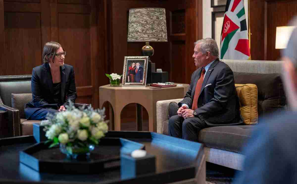 الملك يستقبل رئيسة اللجنة الدولية للصليب الأحمر