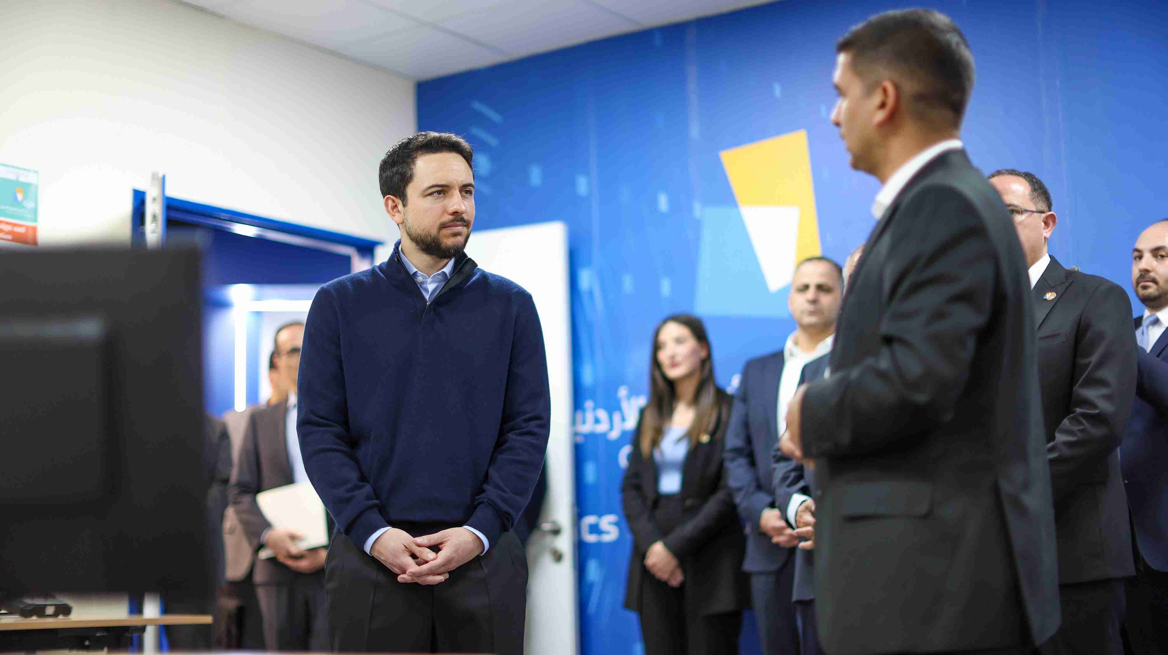 ولي العهد يؤكد خلال زيارته إلى الجامعة الألمانية أهمية تمكين الشباب