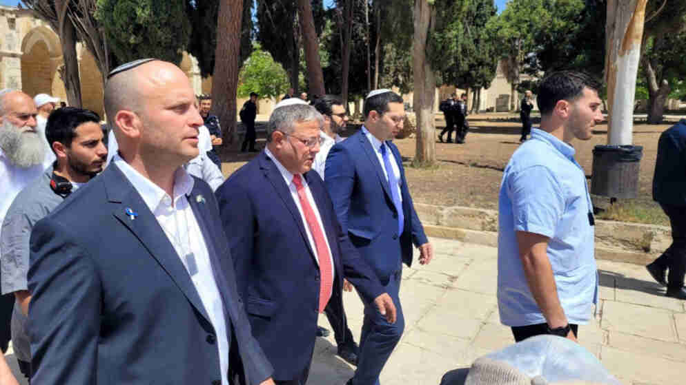 الأردن يدين اقتحام بن غفير للمسجد الأقصى