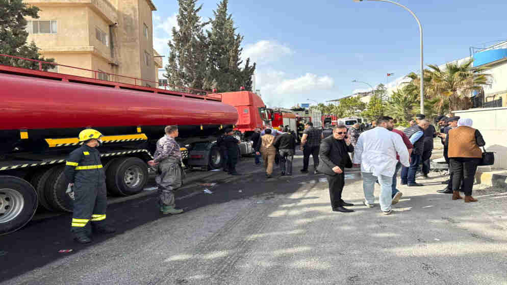 الاردن: 14 إصابة جراء حريق ضخم في مدينة الحسن الصناعية بالرمثا