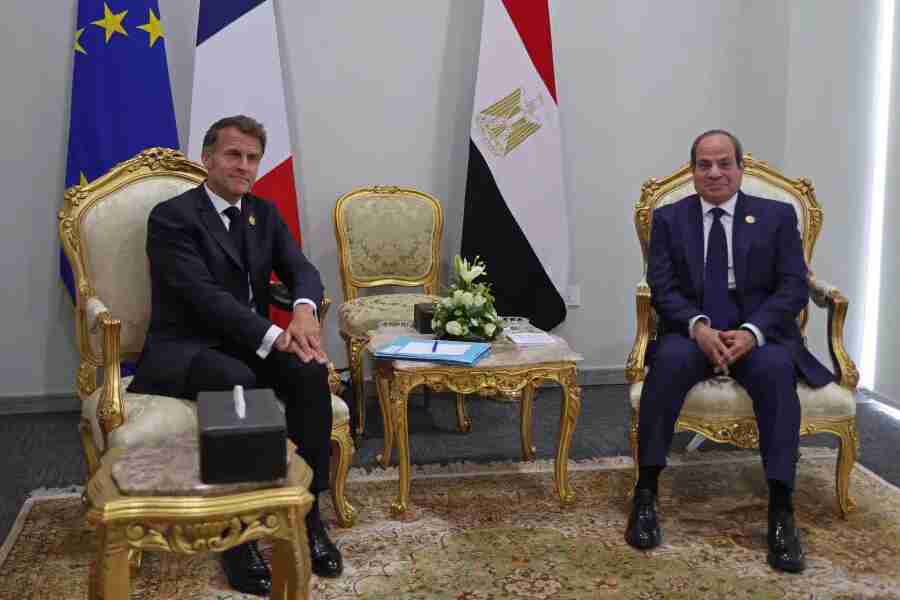 ماكرون والسيسي يبحثان تثبيت وقف إطلاق النار في غزة والأوضاع في لبنان