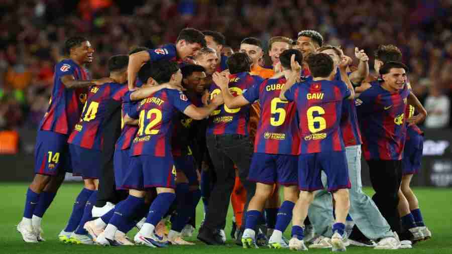 برشلونة بطلا للدوري الإسباني بعد فوزه على ريال مدريد