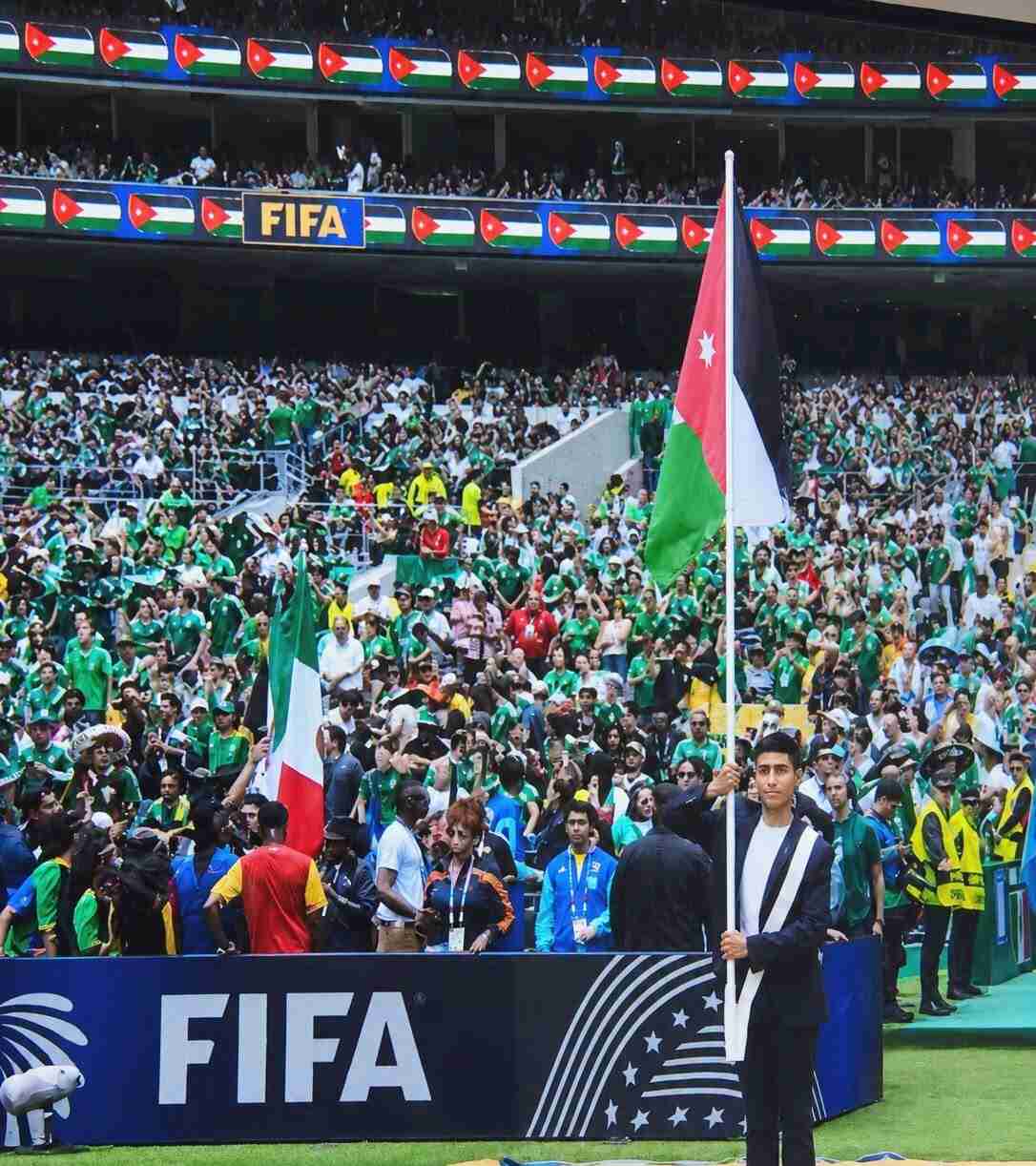 علم الأردن يرفرف في افتتاح بطولة كأس العالم 2026