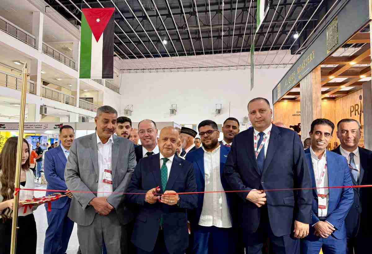 افتتاح الجناح الأردني المشارك بمعرض فود إكسبو سوريا