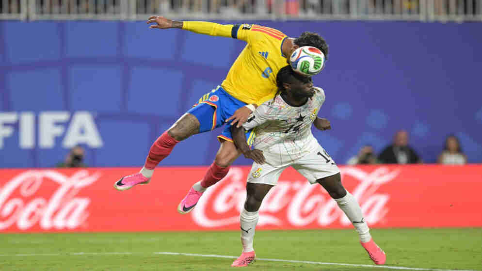 كولومبيا آخر المتأهلين إلى ثمن النهائي بفوزها على غانا 1-0