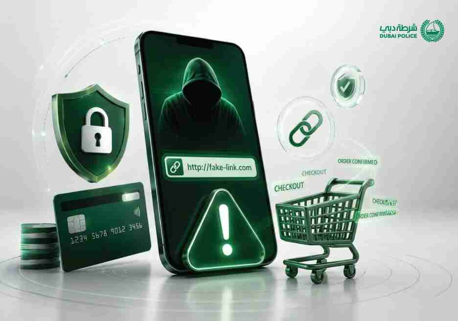 شرطة دبي تحذّر من روابط احتيالية تدّعي صفة حماية المستهلك
