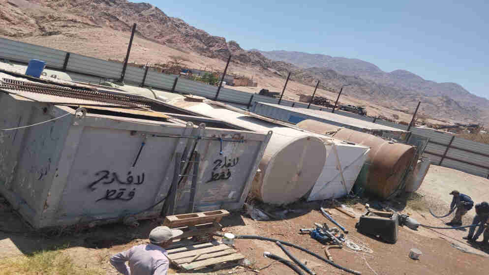 حملة أمنية كبيرة تطيح بأكبر سارق مياه في العقبة